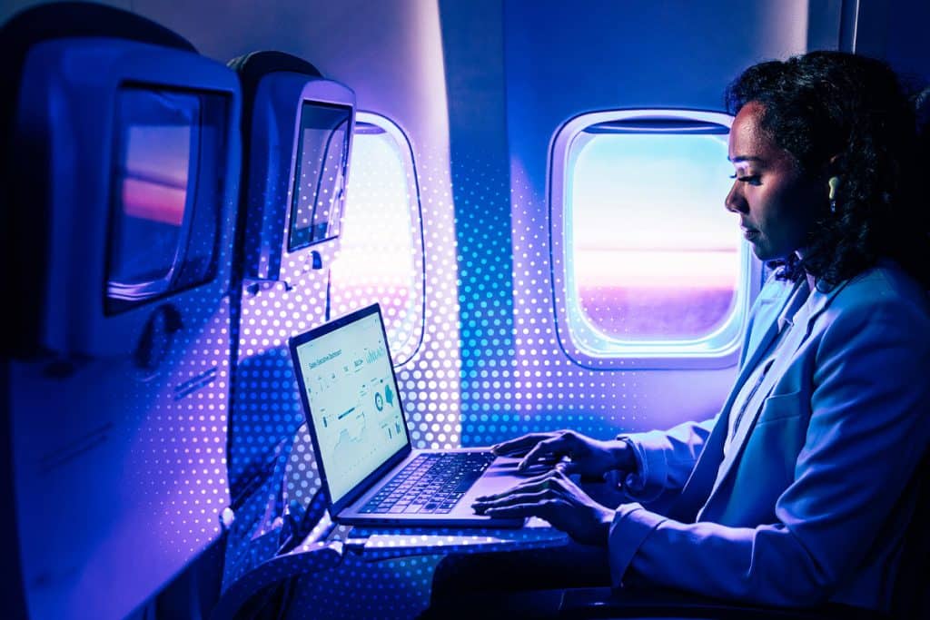 free inflight wi-fi passenger