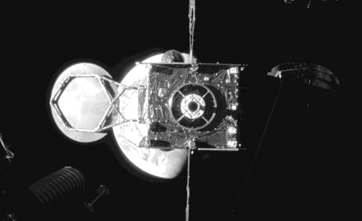 Satellite Life-Extension vehicle in space