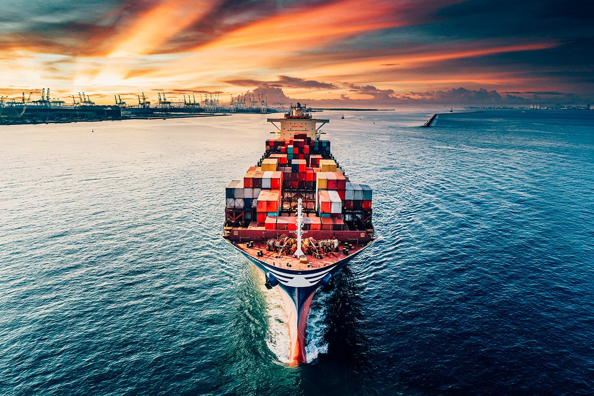 Maritime vessel connected with FlexMaritime