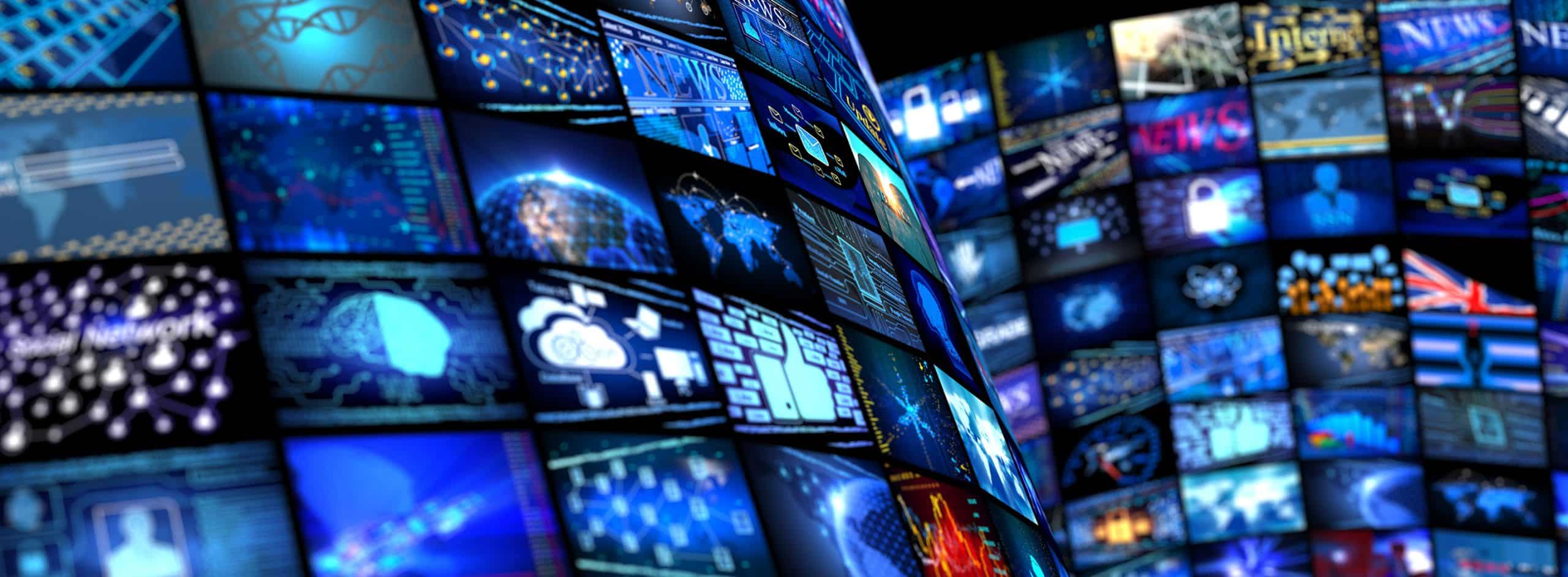 multiple TV screens