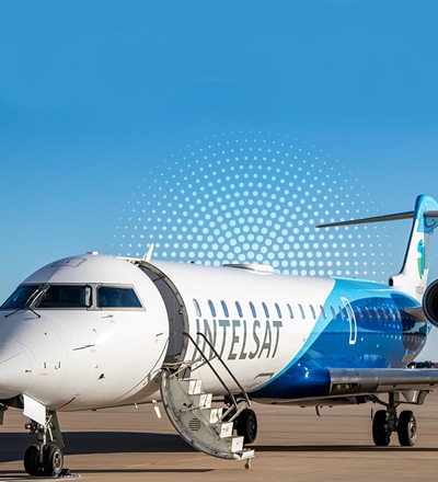 ESA on a plane on the ground