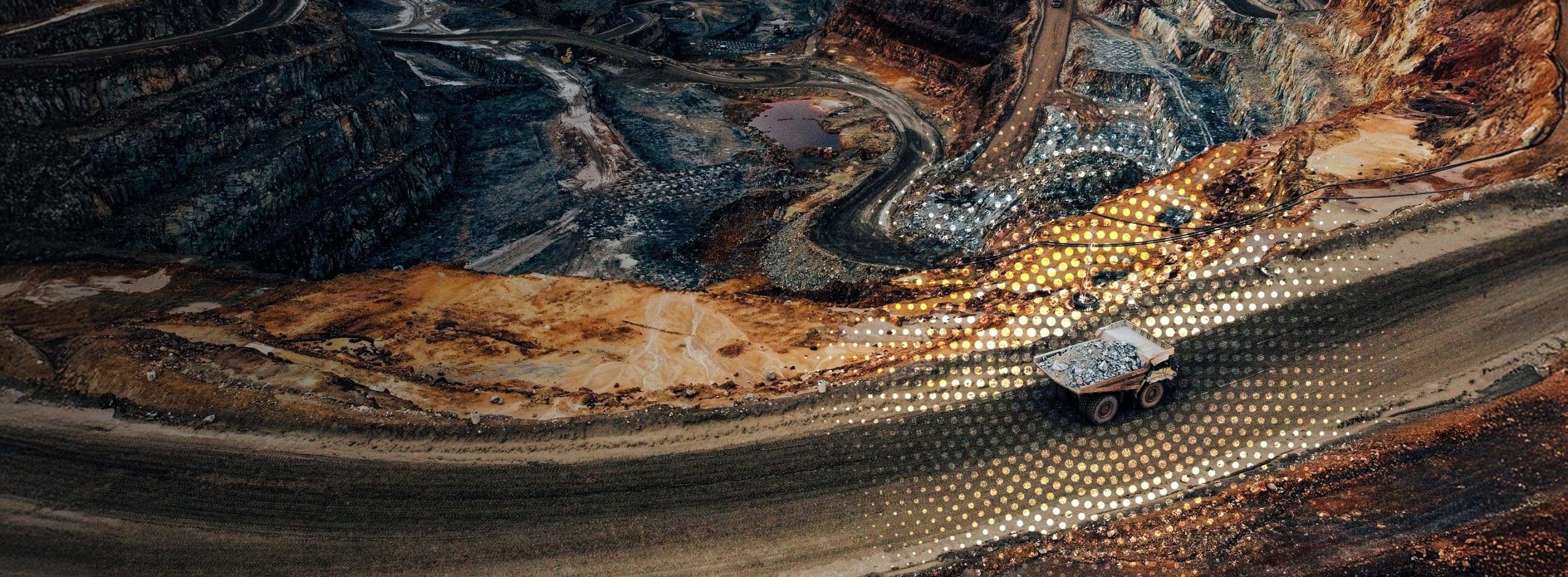 mining truck equipped with FlexMove Fleet