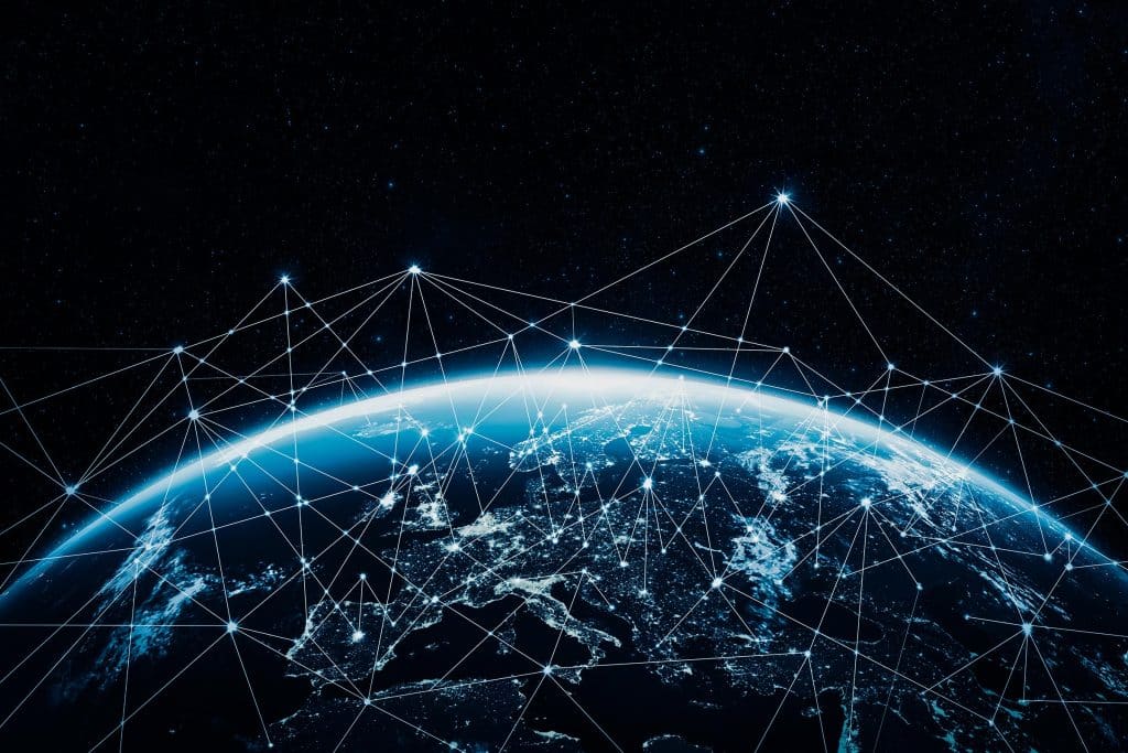 Globe Earth Connection Network 2400 1600