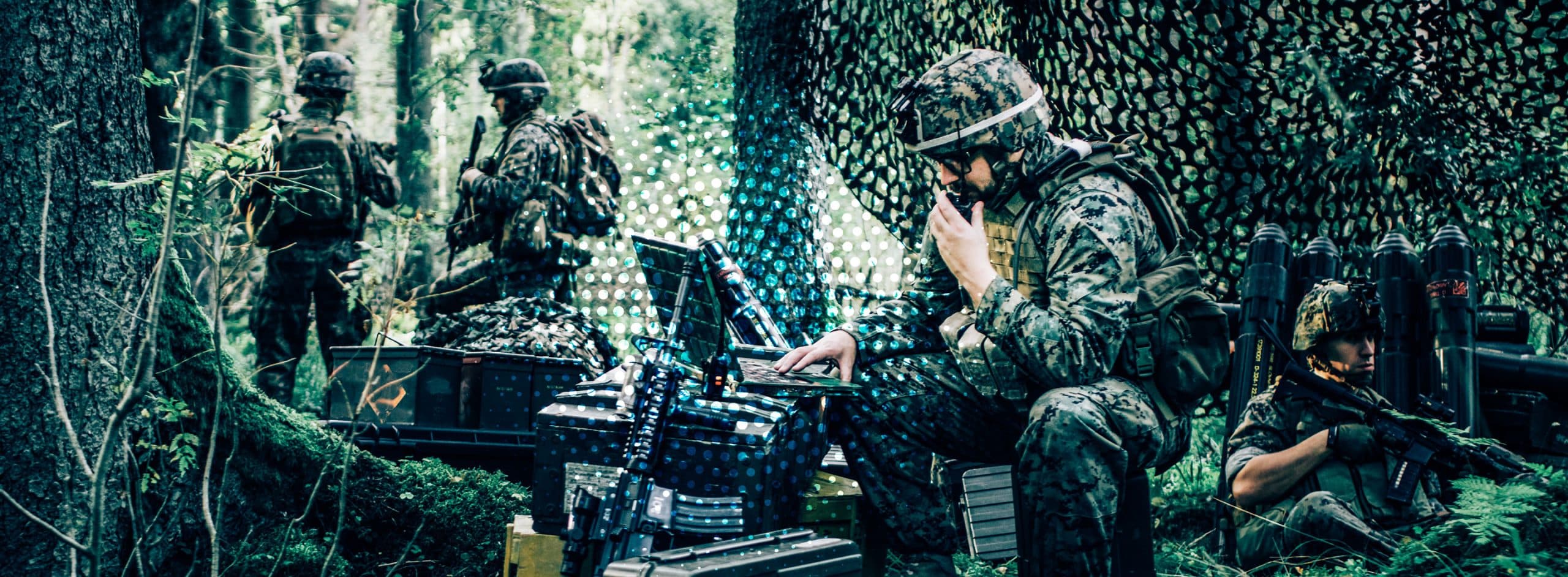 soldiers in the field