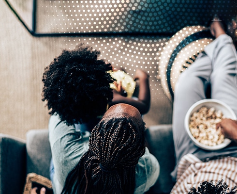 people eating snacks
