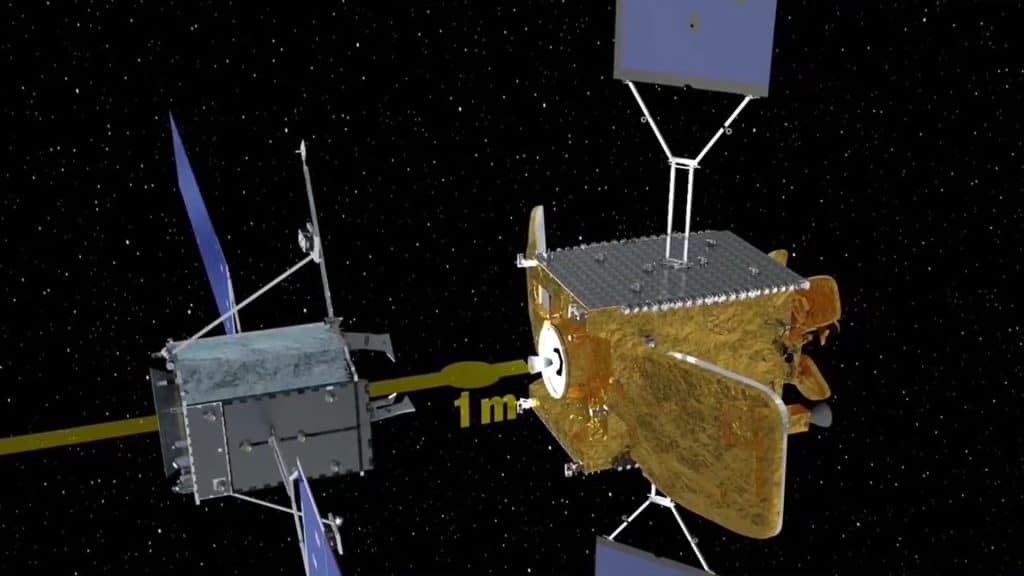 Mission Extension Vehicle connection