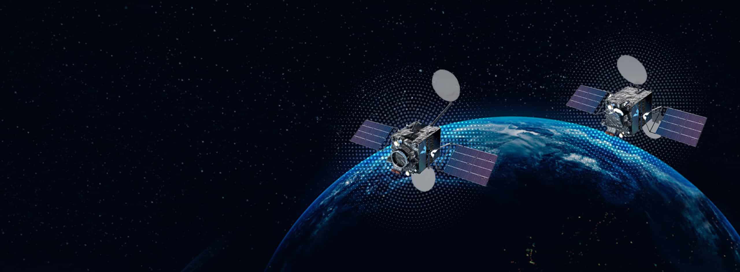 two from Intelsat's satellite network