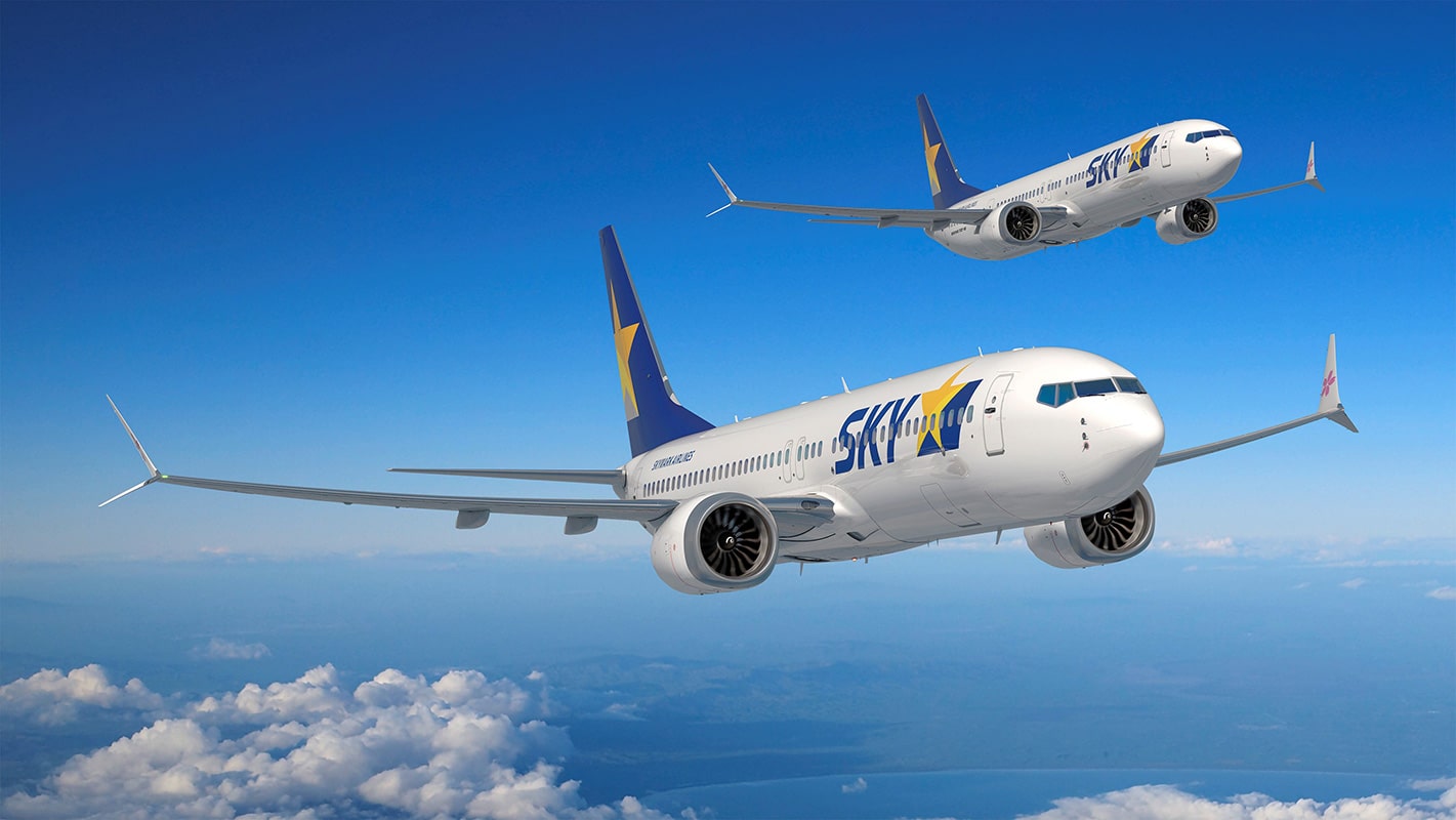 Skymark Airlines planes equipped with multi-orbit connectivity