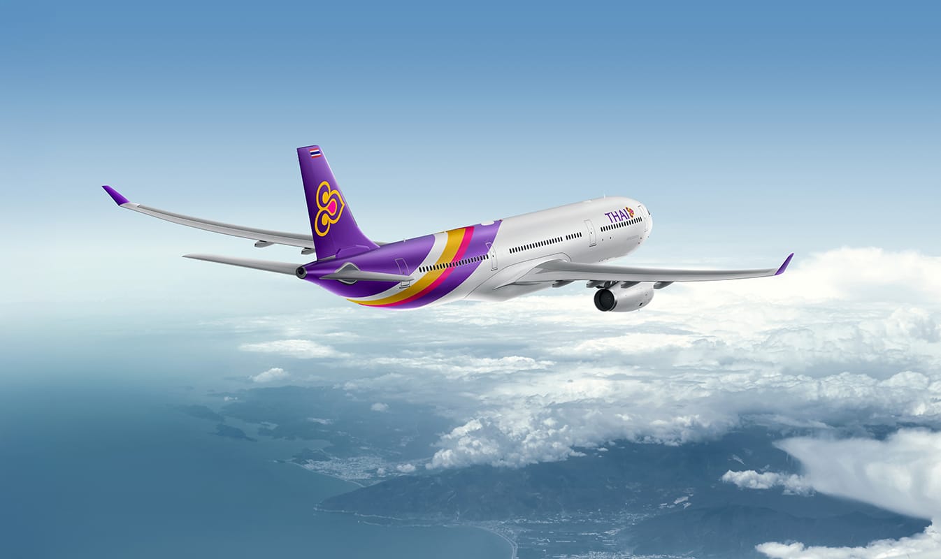 Thai Airways International’s Airbus A330-300 with 2ku inflight connectivity