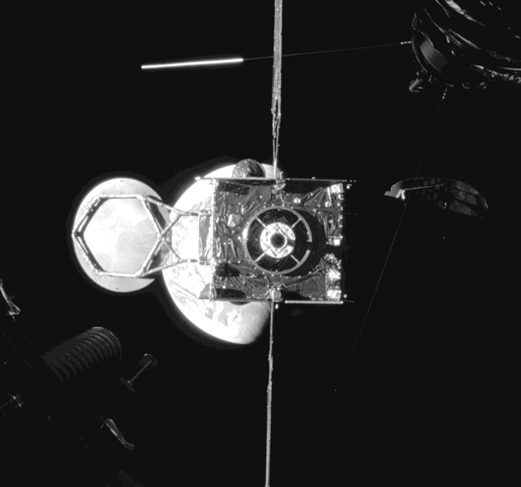 Satellite Life-Extension vehicle in space