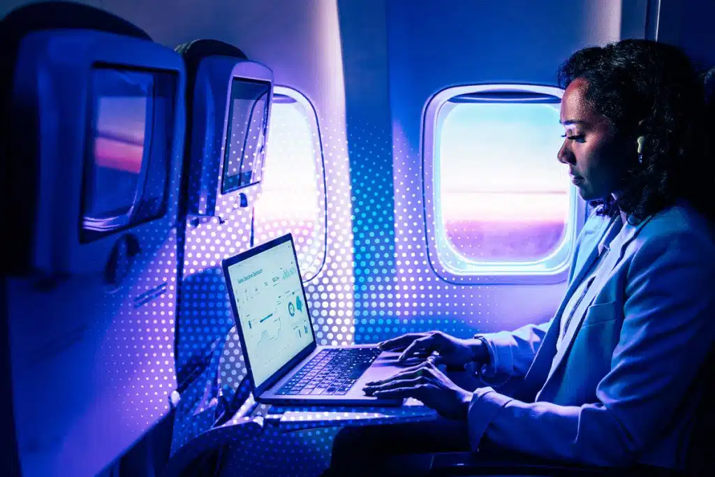 free inflight wi-fi passenger