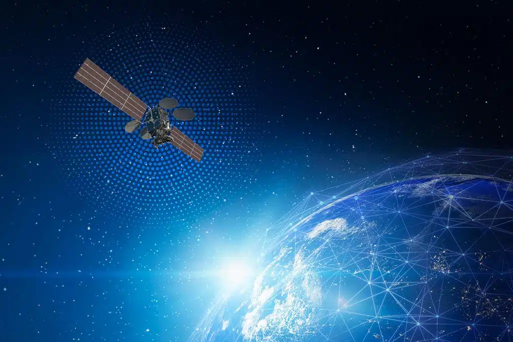 satellite in orbit